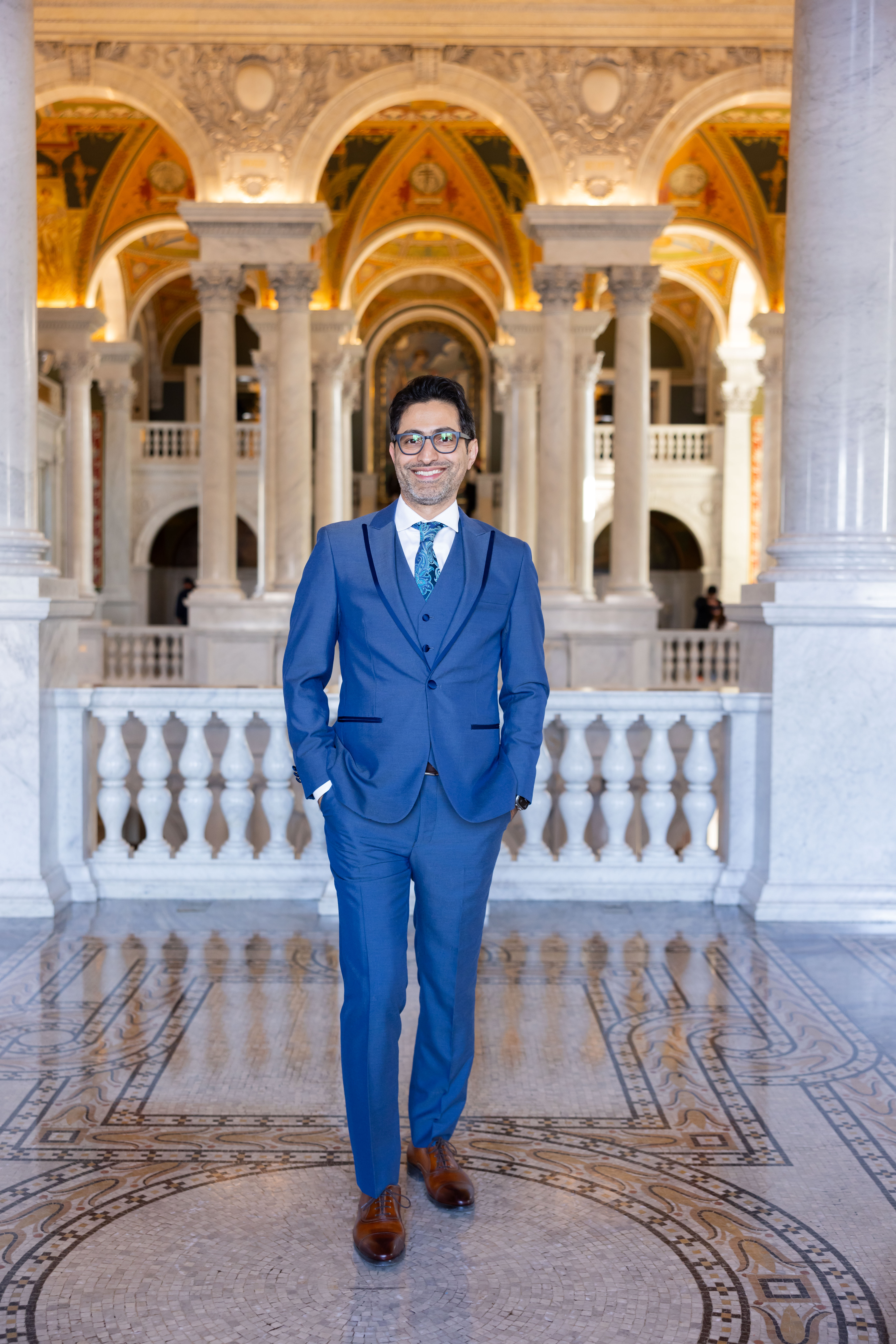 Mohammad Soltaniehha at the Library of Congress