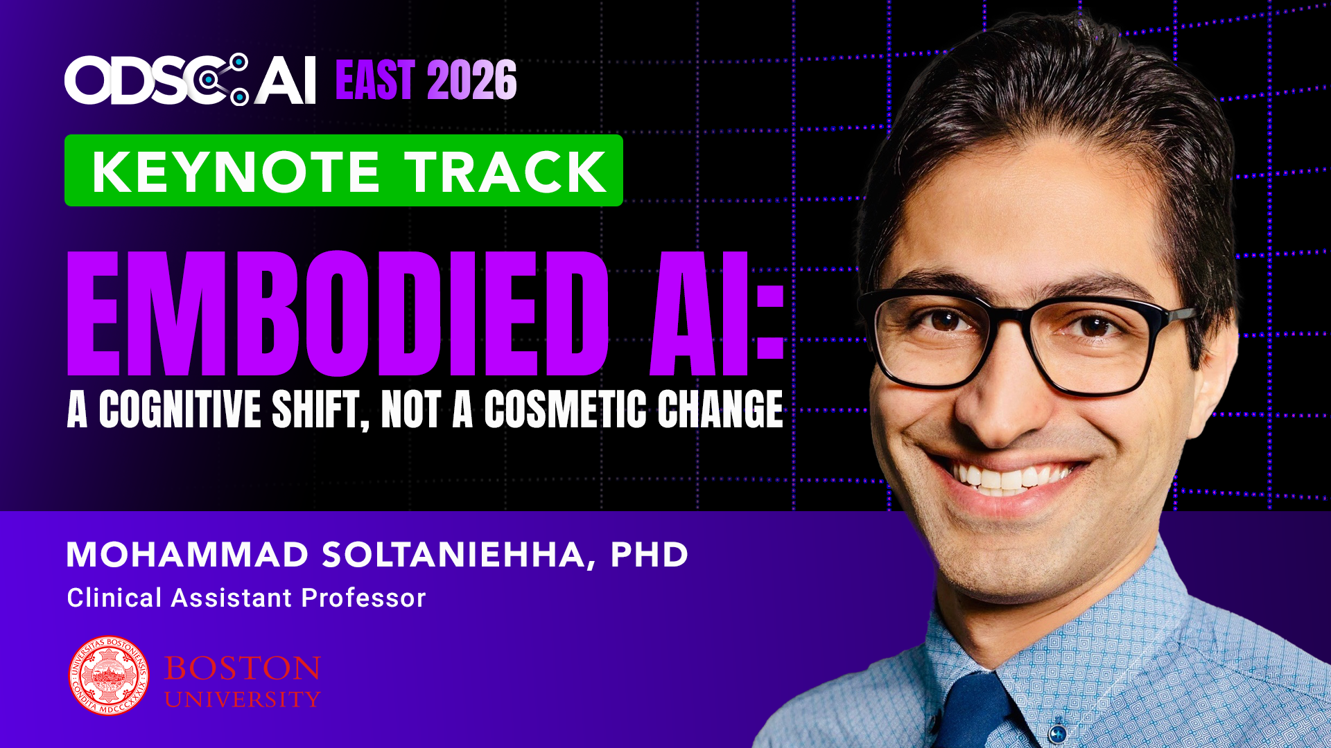 ODSC AI East 2026 — Embodied AI · Mohammad Soltaniehha